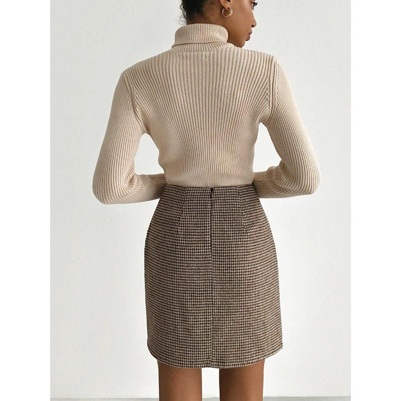 thick turtleneck sweater, view 6 - MRSLM