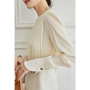 Long sleeve top and wide leg pants set, view 6 - MRSLM