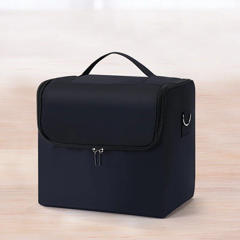 Large multilayer cosmetic organizer bag, view 3 - MRSLM
