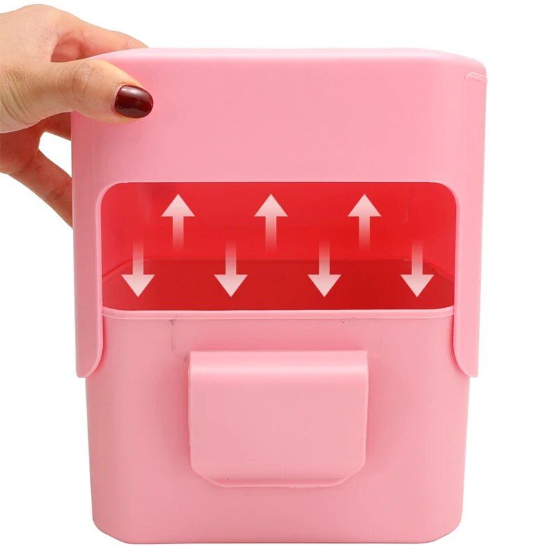 compact pressing car trash bin, view 9 - MRSLM