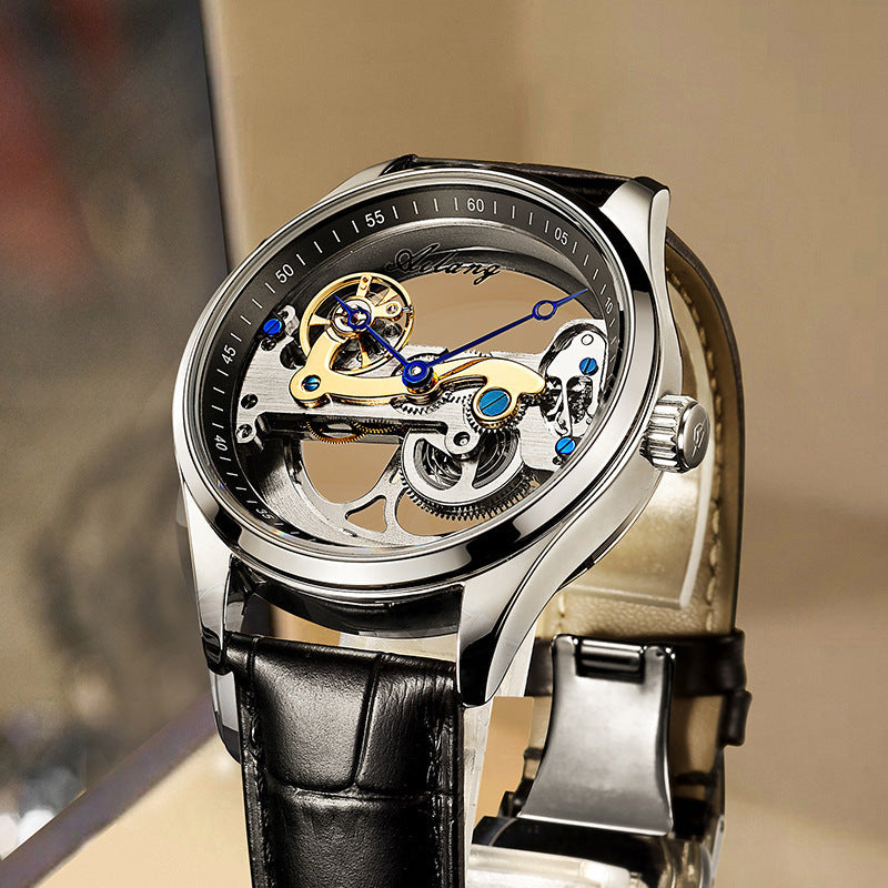 automatic hollow mechanical watch, view 2 - MRSLM