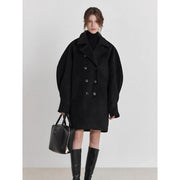 women's double-breasted coat, view 7 - MRSLM
