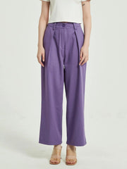 high-waist wide leg trousers, view 2 - MRSLM