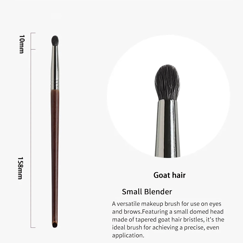 4pcs goat hair makeup brush set, view 5 - MRSLM