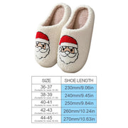 Christmas Santa fluffy slippers, view 3 - MRSLM
