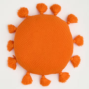 fluffy round tassel seat cushion, view 5 - MRSLM