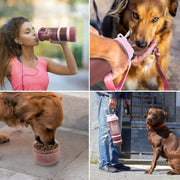 portable dog water bottle and bowl, view 8 - MRSLM