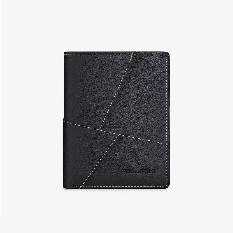 men's ultra-thin leather wallet, view 3 - MRSLM