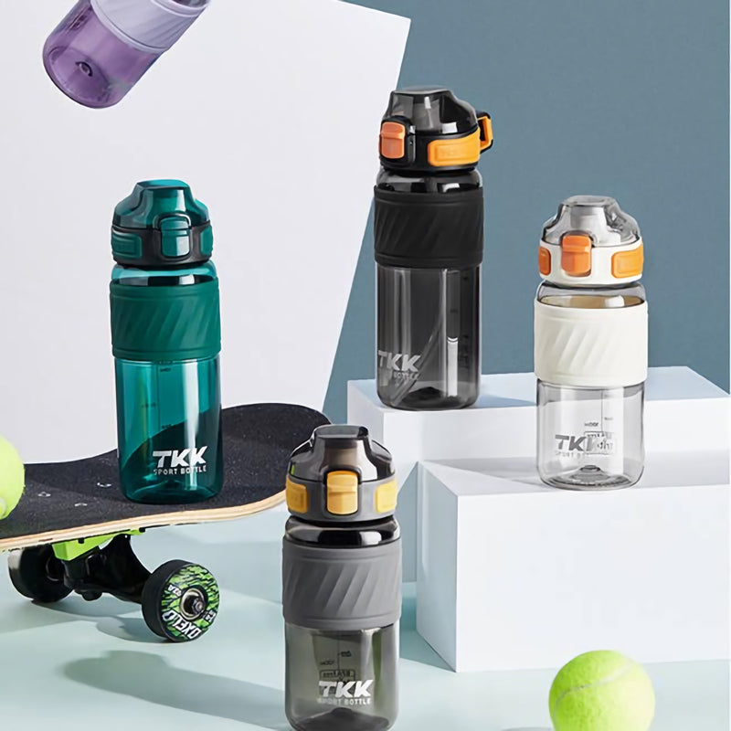 Water bottle with straw, 600ml, view 9 - MRSLM