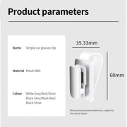 Car visor sunglasses and card holder, view 18 - MRSLM
