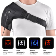 adjustable heated shoulder wrap, view 3 - MRSLM