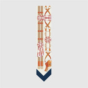 women's silk skinny scarf, view 20 - MRSLM