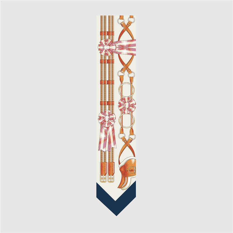 women's silk skinny scarf, view 20 - MRSLM