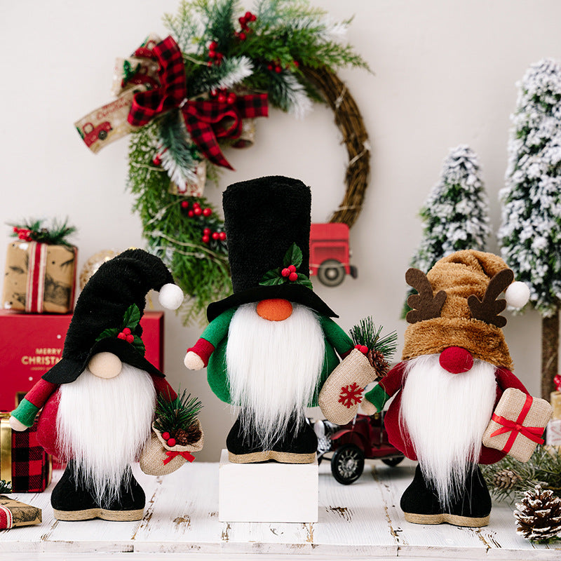 Plush Christmas gnome doll, view 2 - MRSLM
