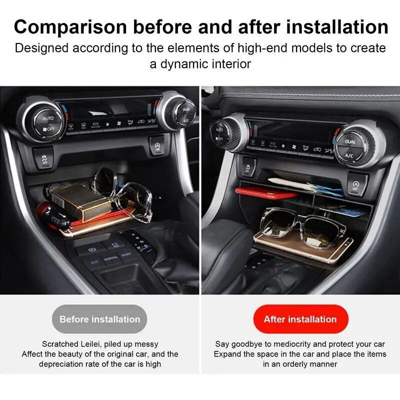 car console organizer tray, view 6 - MRSLM