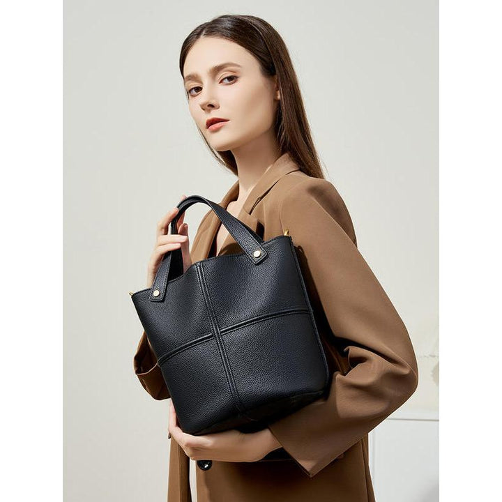 Elegant Genuine Leather Tote Bag