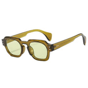 vintage square sunglasses with UV400 lenses, view 3 - MRSLM