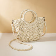 straw crossbody bag, view 10 - MRSLM