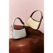 Small vintage leather hobo bag, view 7 - MRSLM
