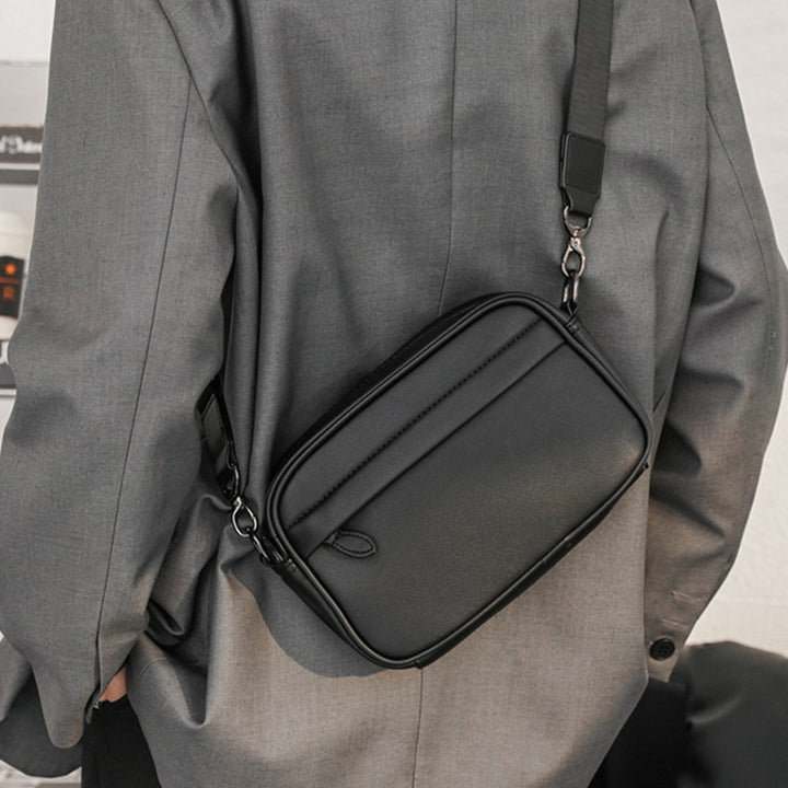 Leather Korean Style Shoulder Crossbody Small Chest Bag Men's Bag