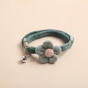 adjustable pet collar with bell, view 2 - MRSLM