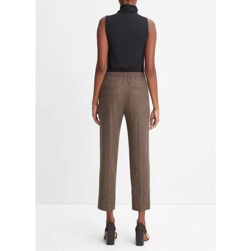houndstooth high-waist trousers, view 4 - MRSLM