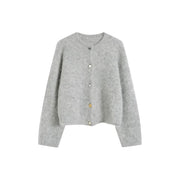 alpaca blend cardigan, view 2 - MRSLM