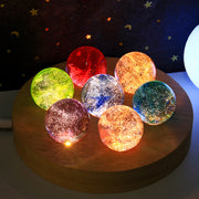luminous colored glaze dragon beads sphere, view 6 - MRSLM