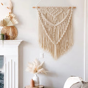 beige minimalist tapestry, view 3 - MRSLM