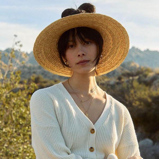 vintage French wide brim sun hat - MRSLM