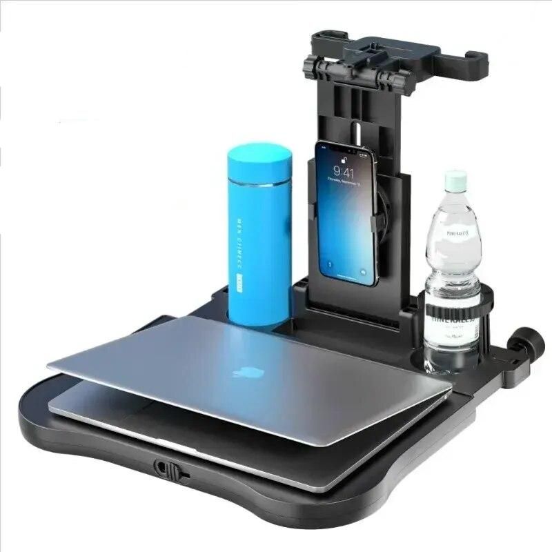 360° Rotating Car Dining & Computer Tray with Beverage Holder