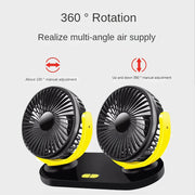 12/24V dual-head car fan, view 5 - MRSLM