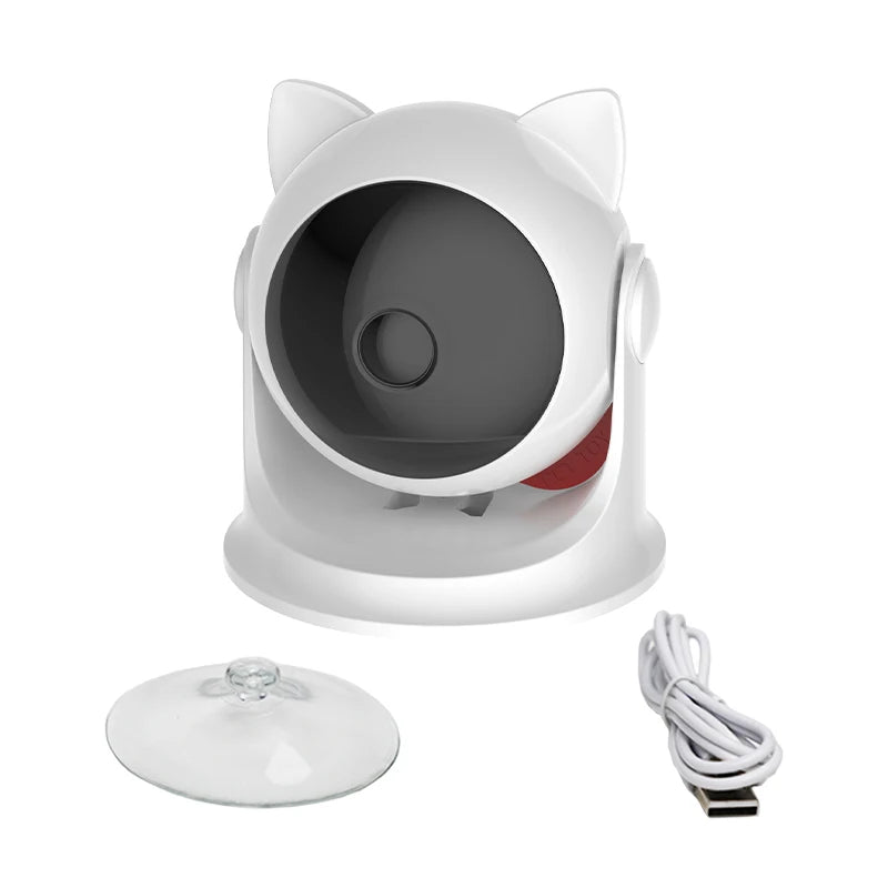 Automatic rechargeable laser cat toy, view 2 - MRSLM