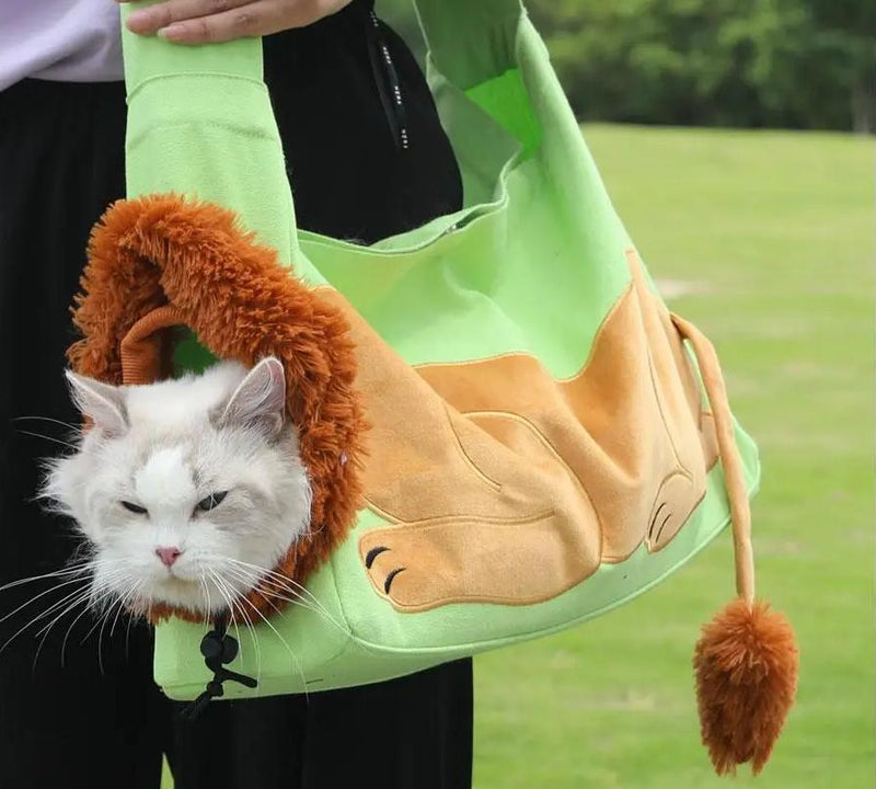lion-shaped pet carrier bag - MRSLM