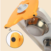 adjustable double bowl pet feeder, view 8 - MRSLM