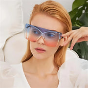 oversized flat top sunglasses, view 13 - MRSLM