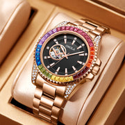 men's automatic steel band watch, view 10 - MRSLM