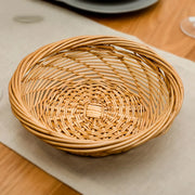 wicker bamboo weaving storage basket, view 7 - MRSLM