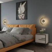 LED wall lamp with clock, view 6 - MRSLM