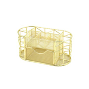 metal mesh desktop organizer, view 3 - MRSLM