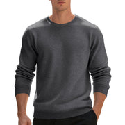 men's fleece-lined crew neck sweater, view 6 - MRSLM