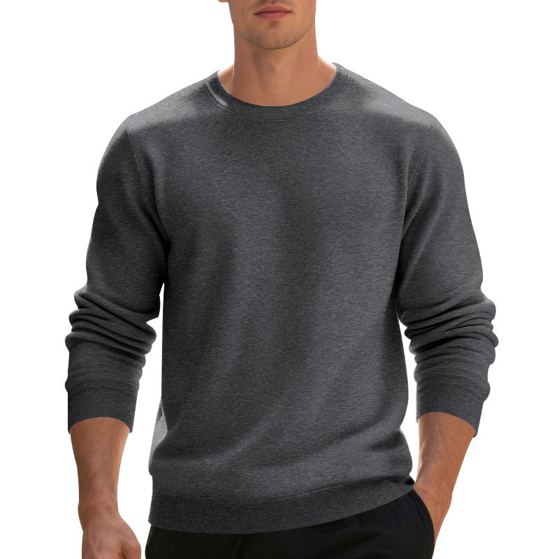 men's fleece-lined crew neck sweater, view 6 - MRSLM