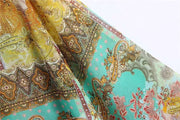 women's floral long sleeve lapel shirt, view 3 - MRSLM