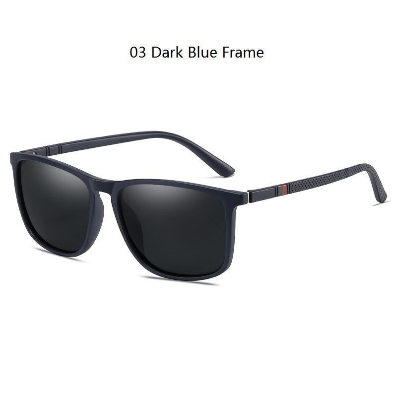 square vintage polarized sunglasses, view 5 - MRSLM