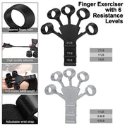 silicone finger strength trainer, view 8 - MRSLM