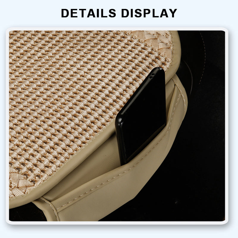 breathable ice silk car seat cover, view 9 - MRSLM