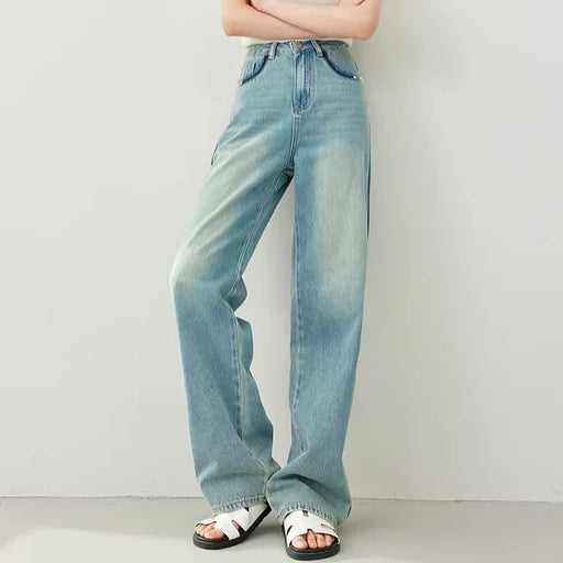 high waist wide leg baggy jeans - MRSLM