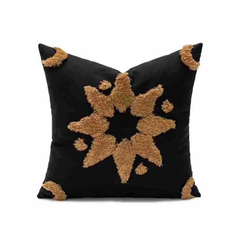 star tufted cushion cover, view 2 - MRSLM