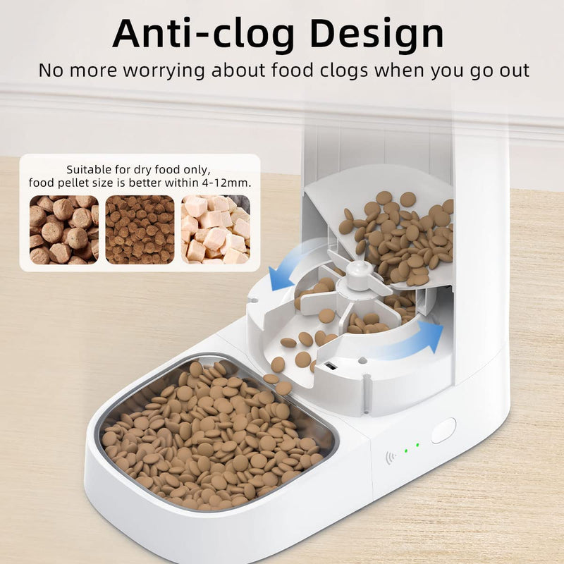 smart WiFi automatic pet feeder, view 5 - MRSLM