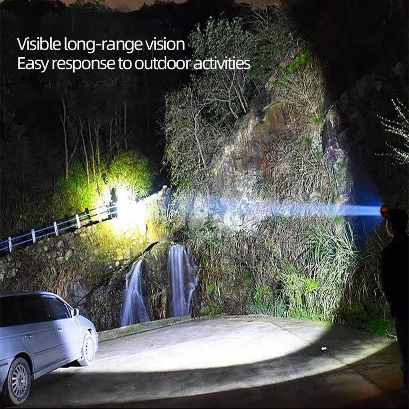 rechargeable led headlamp, view 4 - MRSLM